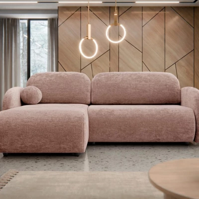 Rohová sedací souprava LACROSSE - růžová