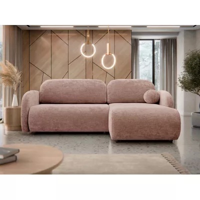 Rohová sedací souprava LACROSSE - růžová