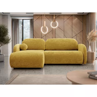 Rohová sedací souprava LACROSSE - hořčicová