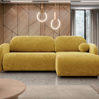 Rohová sedací souprava LACROSSE - hořčicová