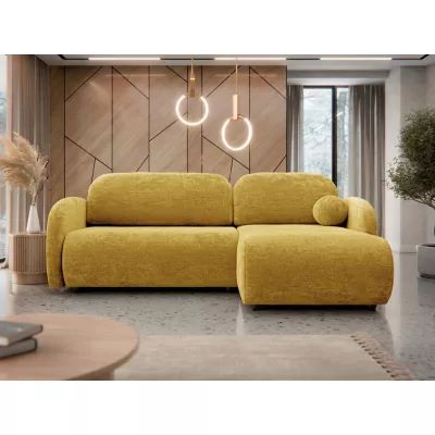 Rohová sedací souprava LACROSSE - hořčicová