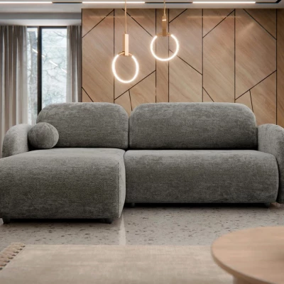 Rohová sedací souprava LACROSSE - tmavá šedá 1