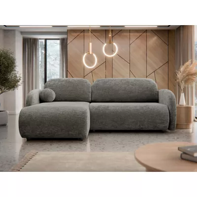 Rohová sedací souprava LACROSSE - tmavá šedá 1