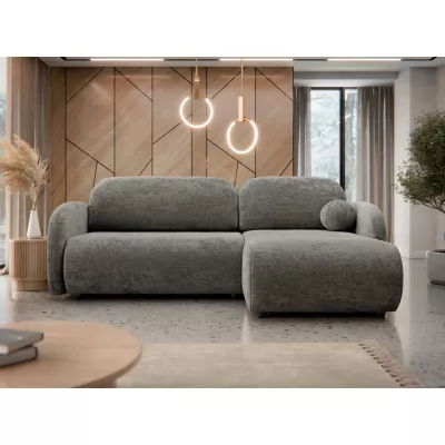 Rohová sedací souprava LACROSSE - tmavá šedá 1