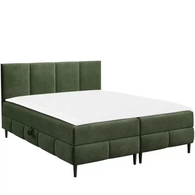 Hotelová manželská postel 180x200 NEWSOMS 2 - zelená + topper ZDARMA