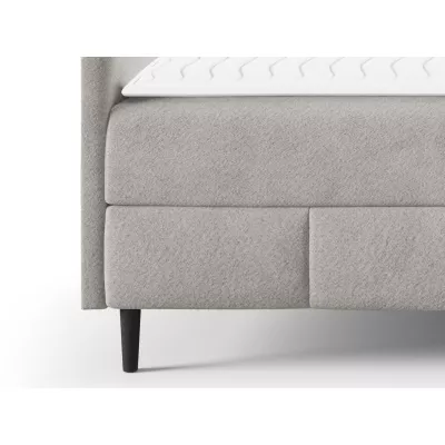 Hotelová manželská postel 140x200 NEWSOMS 2 - modrá + topper ZDARMA