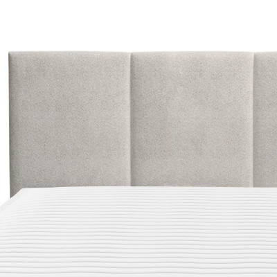 Hotelová manželská postel 200x200 NEWSOMS 2 - koňaková + topper ZDARMA