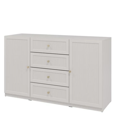 Komoda s dvířky a šuplíky SALTIVILLE - kašmír