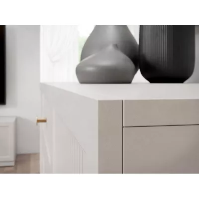 Komoda s dvířky a šuplíky SALTIVILLE - kašmír