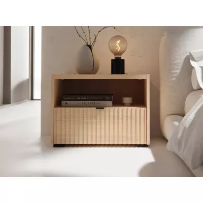 Noční stolek TROUTDALE - dub vicenza