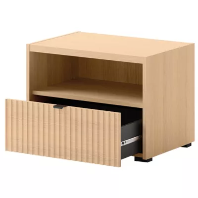 Noční stolek TROUTDALE - dub vicenza