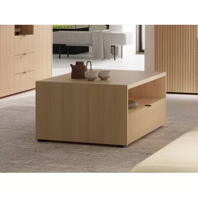 Konferenční stolek TROUTDALE - dub vicenza