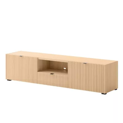 Televizní široký stolek TROUTDALE - dub vicenza