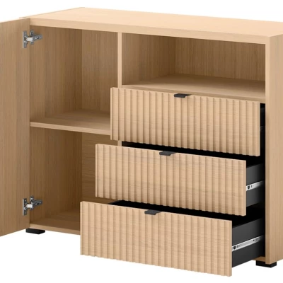 Nábytek do obývacího pokoje TROUTDALE - dub vicenza