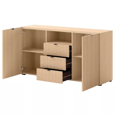 Nábytek do obývacího pokoje TROUTDALE - dub vicenza