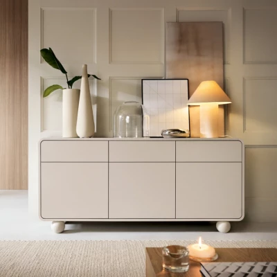 Široká kombinovaná komoda DARIO - kašmír