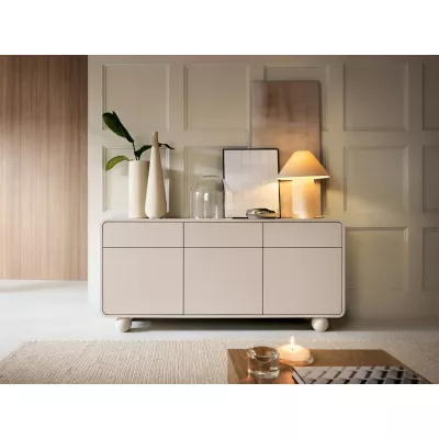 Široká kombinovaná komoda DARIO - kašmír