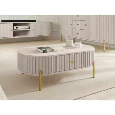 Konferenční stolek TAZEVEL - pískový béžový