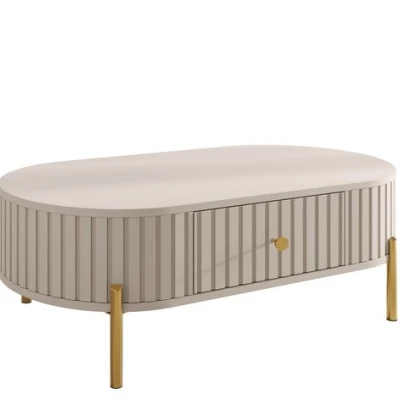 Konferenční stolek TAZEVEL - pískový béžový