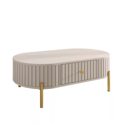 Konferenční stolek TAZEVEL - pískový béžový