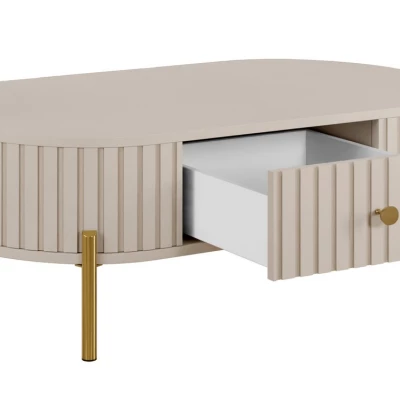 Konferenční stolek TAZEVEL - pískový béžový