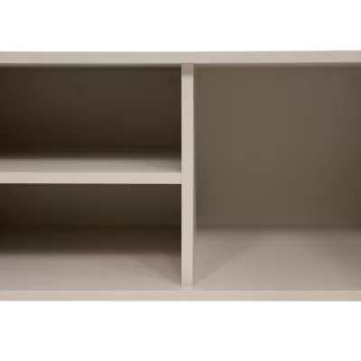 Široký TV stolek TAZEVEL - pískový béžový