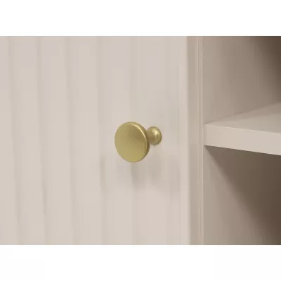 Široký TV stolek TAZEVEL - pískový béžový