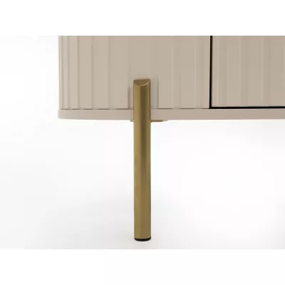 Široký TV stolek TAZEVEL - pískový béžový