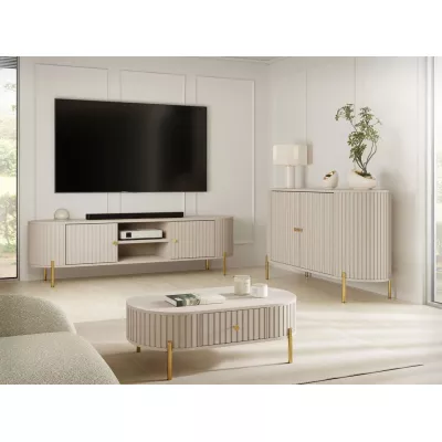 Sestava do obývacího pokoje TAZEVEL 2 - písková béžová