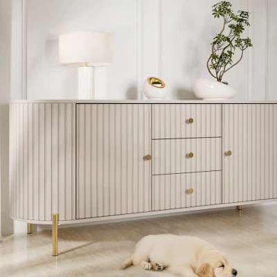 Kombinovaná komoda TAZEVEL - písková béžová