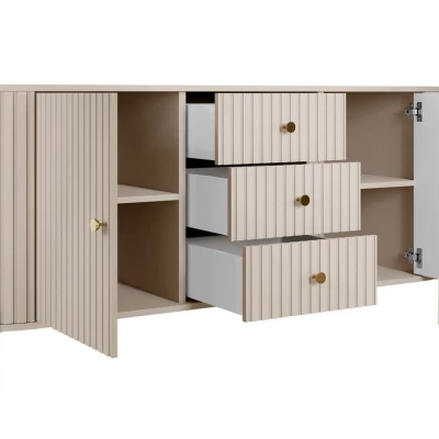 Kombinovaná komoda TAZEVEL - písková béžová