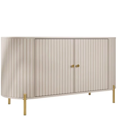 Komoda s dvířky TAZEVEL - písková béžová