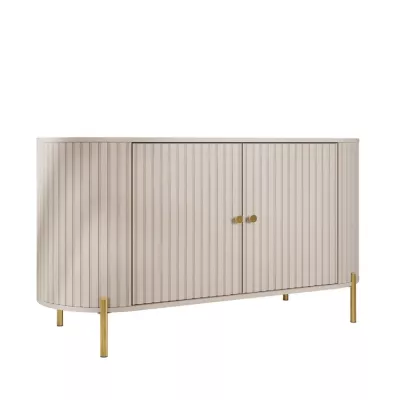 Komoda s dvířky TAZEVEL - písková béžová