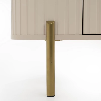 Komoda s dvířky TAZEVEL - písková béžová