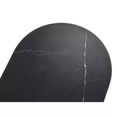 Konferenční stolek TANGIER - dub cremona / černý mramor / černý