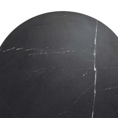 Nábytek do obývacího pokoje TANGIER - dub cremona / černý mramor / černý