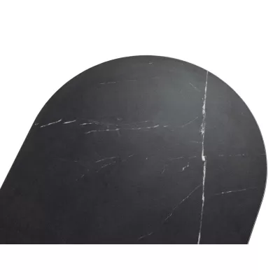 Nábytek do obývacího pokoje TANGIER - dub cremona / černý mramor / černý