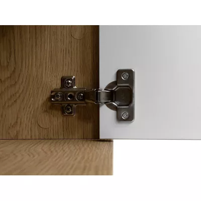 Nábytek do obývacího pokoje TANGIER - dub cremona / černý mramor / černý