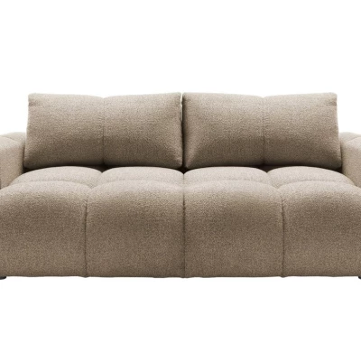 Rozkládací pohovka s úložným prostorem ERBIN - tmavá béžová