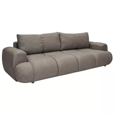 Rozkládací pohovka s úložným prostorem ERBIN - teplá šedá