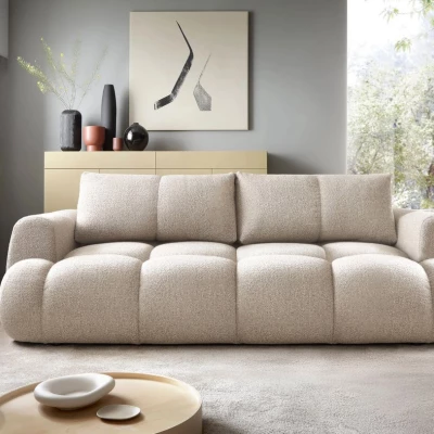 Rozkládací pohovka s úložným prostorem ERBIN - béžová