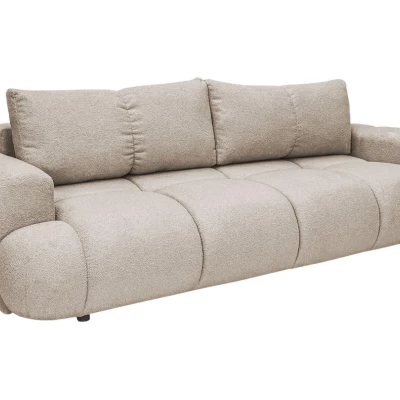 Rozkládací pohovka s úložným prostorem ERBIN - béžová