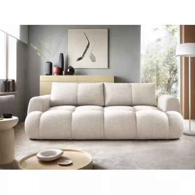 Rozkládací pohovka s úložným prostorem ERBIN - studená béžová