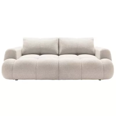 Rozkládací pohovka s úložným prostorem ERBIN - studená béžová