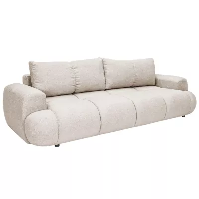 Rozkládací pohovka s úložným prostorem ERBIN - studená béžová