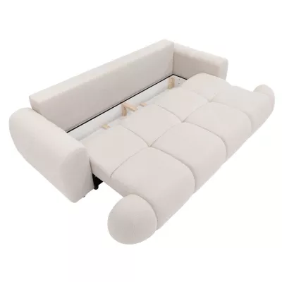 Rozkládací pohovka s úložným prostorem ERBIN - béžová