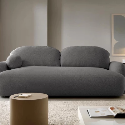 Rozkládací pohovka JACKI - tmavá šedá