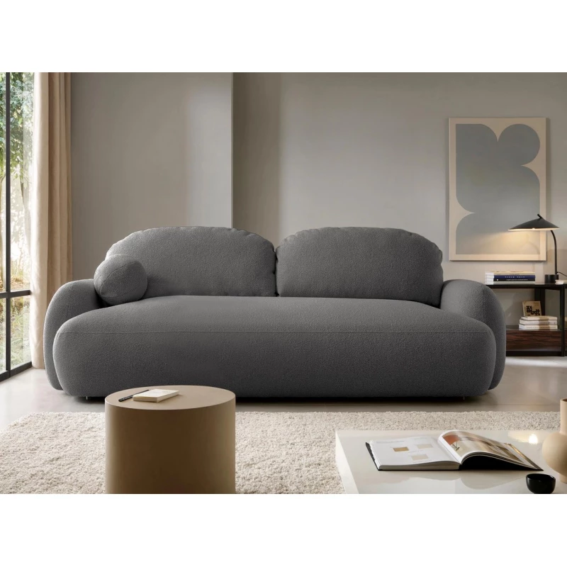 Rozkládací pohovka JACKI - tmavá šedá