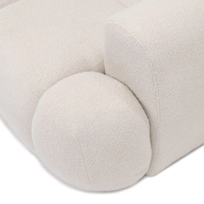 Rozkládací pohovka s úložným prostorem ERBIN - studená béžová