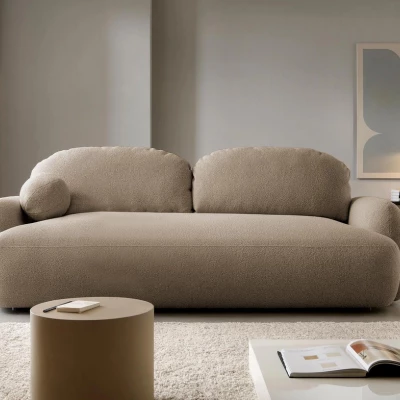 Rozkládací pohovka JACKI - tmavá béžová